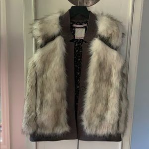 Rebecca Taylor Faux Fur Vest